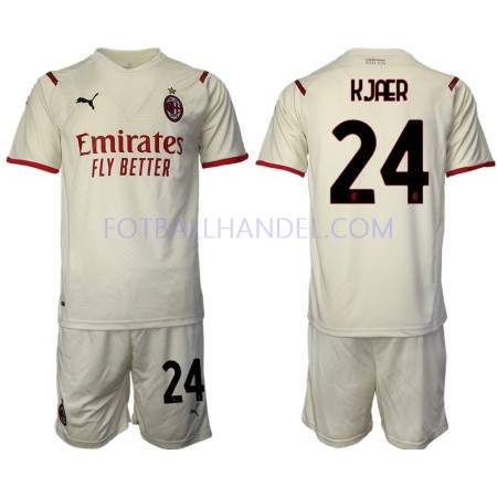 Barn Fotballdrakter AC Milan Simon Kjaer 24 Borte 2021-22 Kortermet